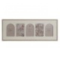 Рамка за снимки Home ESPRIT Бежов Кристал Дървен MDF Скандинавски 60 X 3 X 34 cm - Papetărie