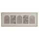 Рамка за снимки Home ESPRIT Бежов Кристал Дървен MDF Скандинавски 60 X 3 X 34 cm