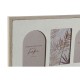 Рамка за снимки Home ESPRIT Бежов Кристал Дървен MDF Скандинавски 60 X 3 X 34 cm