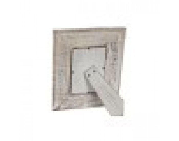 Рамка за снимки Home ESPRIT Бял Естествен Кристал Дърво манго Цвете Индианец 21 x 2 x 26,5 cm