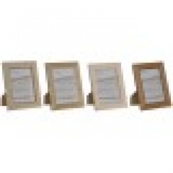 Рамка за снимки Home ESPRIT Многоцветен Кристал полистирен 19,2 x 1,6 x 24,2 cm (4 броя) - Papetărie