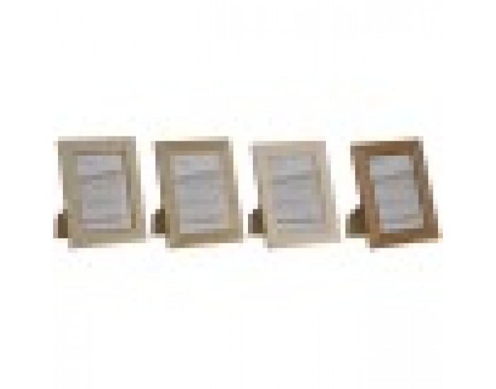 Рамка за снимки Home ESPRIT Многоцветен Кристал полистирен 19,2 x 1,6 x 24,2 cm (4 броя)