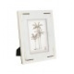 Рамка за снимки Home ESPRIT Бял Златен Месинг Мрамор Естествен Shabby Chic 20 x 2 x 25 cm - Papetărie