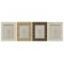 Рамка за снимки Home ESPRIT Бежов Естествен Кристал полистирен Scandi 18,5 x 2 x 23,5 cm (4 броя) - Papetărie