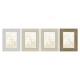 Рамка за снимки Home ESPRIT Бял Бежов Кристал полистирен Scandi 19 x 2 x 24 cm (4 броя)