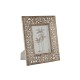 Рамка за снимки Home ESPRIT Бял Естествен Кристал Дърво манго Индианец 26,5 x 2 x 31,5 cm