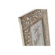 Рамка за снимки Home ESPRIT Бял Естествен Кристал Дърво манго Индианец 26,5 x 2 x 31,5 cm