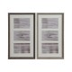 Рамка за снимки Home ESPRIT Бял Кафяв Сив Кристал полистирен Град 23 X 3 X 41 cm (2 броя)
