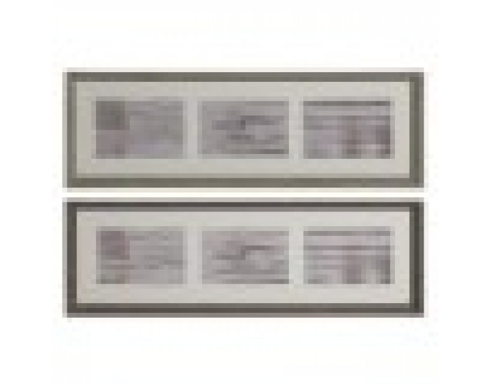 Рамка за снимки Home ESPRIT Кафяв Естествен Кристал полистирен Град 56 X 3 X 18 cm (2 броя)