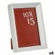 Рамка за снимки GiftDecor WPC0235MG-1-WH Бял Cтъкло Пластмаса (6 броя)