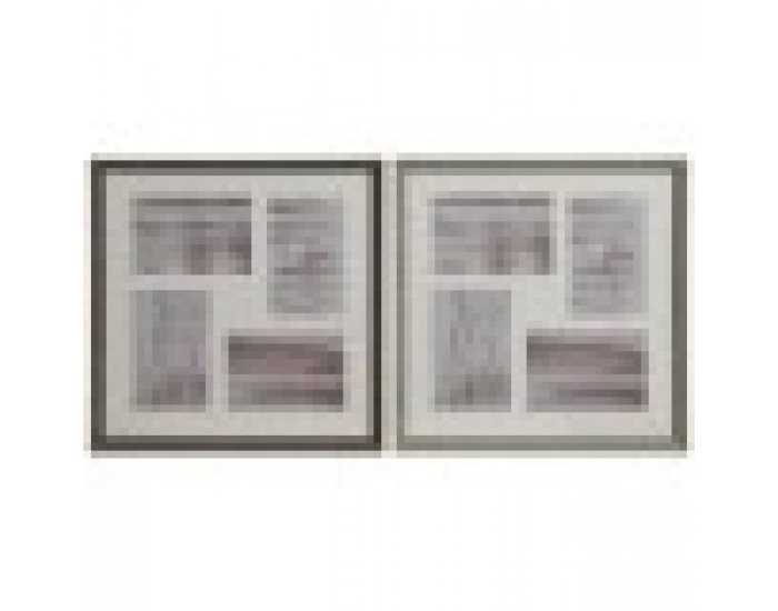 Рамка за снимки Home ESPRIT Кафяв Естествен Кристал полистирен Град 34 x 3 x 34 cm (2 броя)