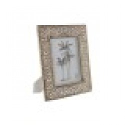 Рамка за снимки Home ESPRIT Бял Естествен Кристал Дърво манго Индианец 31,5 x 2 x 36,5 cm - Papetărie