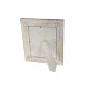 Рамка за снимки Home ESPRIT Бял Естествен Кристал Дърво манго Индианец 31,5 x 2 x 36,5 cm