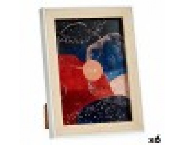 Рамка за снимки GiftDecor WPC1920MG-2-WH Бял Кафяв Естествен Cтъкло полипропилен (6 броя)