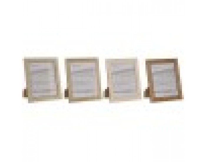 Рамка за снимки Home ESPRIT Многоцветен Кристал полистирен 26,2 x 1,6 x 31,2 cm (4 броя)