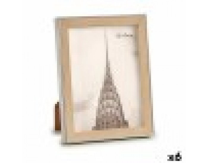 Рамка за снимки GiftDecor WPC1920MS-3 Кафяв Сребрист Естествен Cтъкло полипропилен (6 броя)