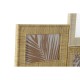 Рамка за снимки Home ESPRIT Бежов Естествен Кристал полистирен Скандинавски 60 X 2 X 59 cm