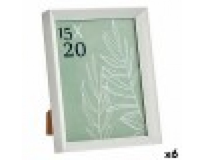 Рамка за снимки GiftDecor WPC0235MG-3-WH Бял Cтъкло Пластмаса (6 броя)