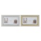 Рамка за снимки DKD Home Decor Luxury Сребрист Златен Традиционен (46,5 x 2 x 28,5 cm) (2 броя)