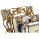 Рамка за снимки DKD Home Decor Сребрист Златен Смола Shabby Chic (19 x 2 x 25 cm) (2 броя)
