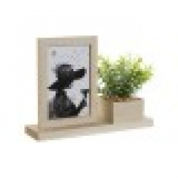 Рамка за снимки Home ESPRIT Естествен Дървен MDF Скандинавски 25 x 7 x 19 cm - Papetărie