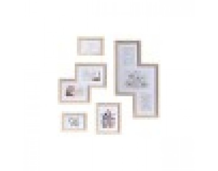 Държатели за стена DKD Home Decor Кристал Естествен MDF Многоцветен (40 x 1,5 x 50 cm)