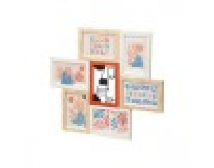Рамка за снимки GiftDecor 411408H Многоцветен Метал Дървен MDF (6 броя)