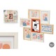 Рамка за снимки GiftDecor 411408H Многоцветен Метал Дървен MDF (6 броя)