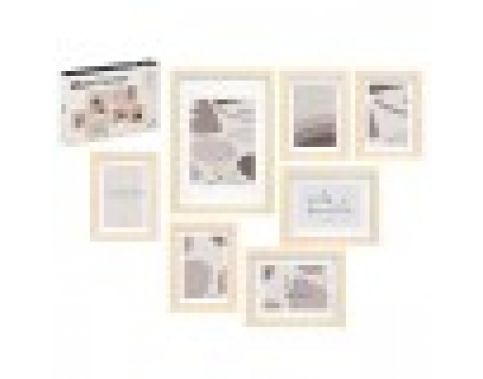 Рамка за снимки GiftDecor SF5014-7 Естествен Дървен MDF Евкалиптово дърво (6 броя)