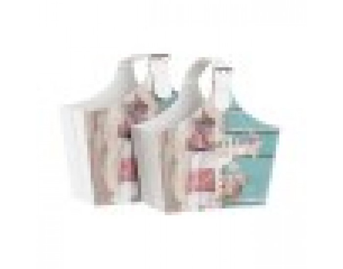 поставка за списания DKD Home Decor 40 x 18 x 41 cm Многоцветен Картон Средиземноморско (2 броя)
