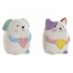 Cпестовна касичка Home ESPRIT Dolomite 13 x 12 x 19 cm (2 броя) - Decorațiuni
