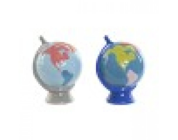 Cпестовна касичка Home ESPRIT Dolomite Глобус 14,5 x 13,5 x 19 cm (2 броя)