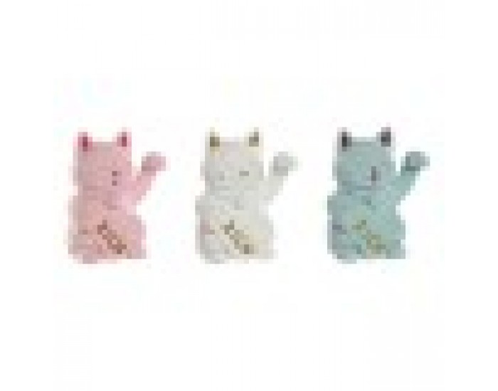 Cпестовна касичка Home ESPRIT Смола Котка 12 x 9,5 x 16 cm (3 броя)