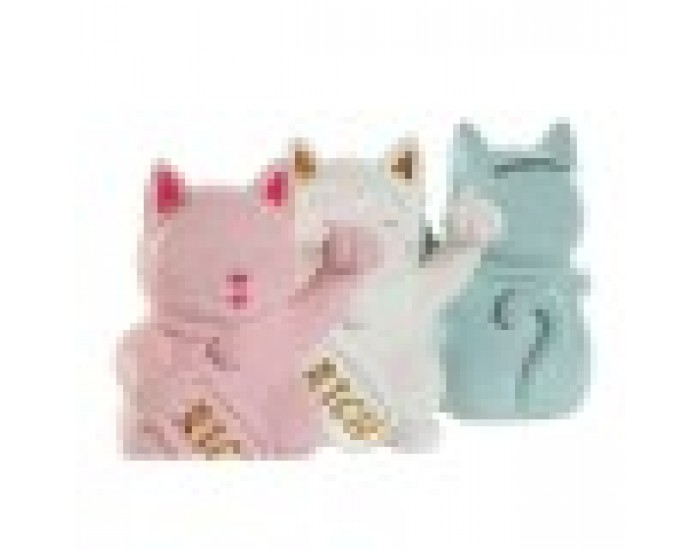 Cпестовна касичка Home ESPRIT Смола Котка 12 x 9,5 x 16 cm (3 броя)