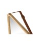 Стенно огледало Home ESPRIT Естествен Основен 35 x 2 x 45 cm