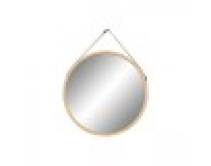 Стенно огледало Home ESPRIT Естествен Основен 45 x 2 x 45 cm