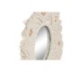 Игра на Огледала Home ESPRIT Бял Кристал Ресни Boho 20 x 1 x 20 cm (3 Части)