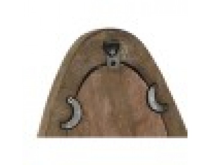 Стенно огледало Home ESPRIT Кафяв Дървен Колониален Топки 24 x 4 x 35 cm
