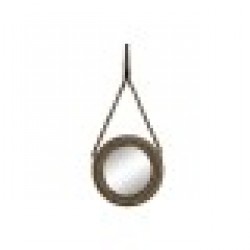 Стенно огледало Home ESPRIT Кафяв Дървен Въже Колониален Топки 28 x 4 x 61 cm - Home esprit