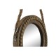 Стенно огледало Home ESPRIT Кафяв Дървен Въже Колониален Топки 28 x 4 x 61 cm
