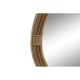 Стенно огледало DKD Home Decor Огледало Кафяв Pатан (41 x 2 x 83 cm)