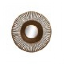 Стенно огледало Home ESPRIT Мед Метал 50 x 6,5 x 50 cm - Home esprit