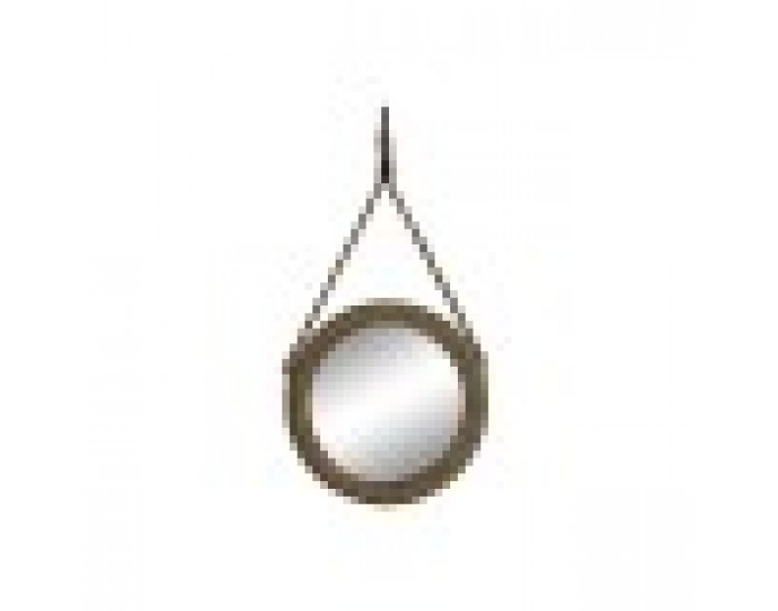 Стенно огледало Home ESPRIT Кафяв Дървен Въже Колониален Топки 38 x 4 x 72 cm
