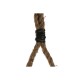 Стенно огледало Home ESPRIT Кафяв Дървен Въже Колониален Топки 38 x 4 x 72 cm