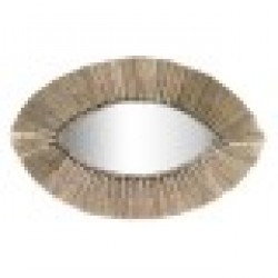 Стенно огледало DKD Home Decor Кристал Естествен Юта (54 x 3 x 34 cm) - Dkd home decor