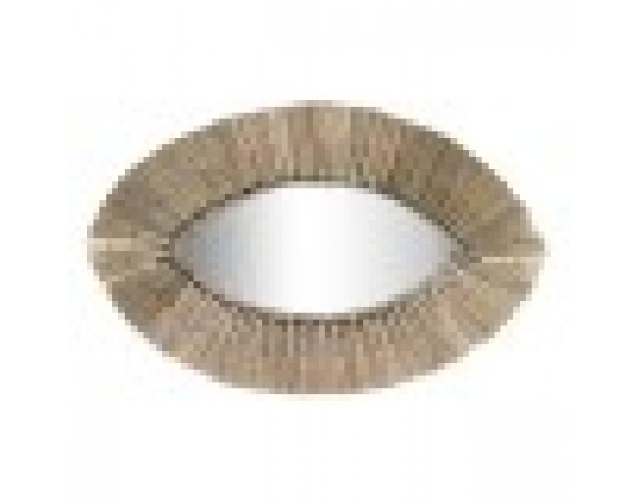 Стенно огледало DKD Home Decor Кристал Естествен Юта (54 x 3 x 34 cm)
