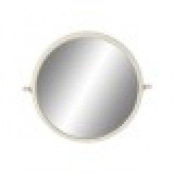 Стенно огледало Home ESPRIT Бял Метал романтичен 60 x 13 x 52 cm - Home esprit