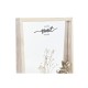 Стенно огледало DKD Home Decor Огледало Естествен MDF Бял 2 броя Cottage (30 x 4 x 40 cm)
