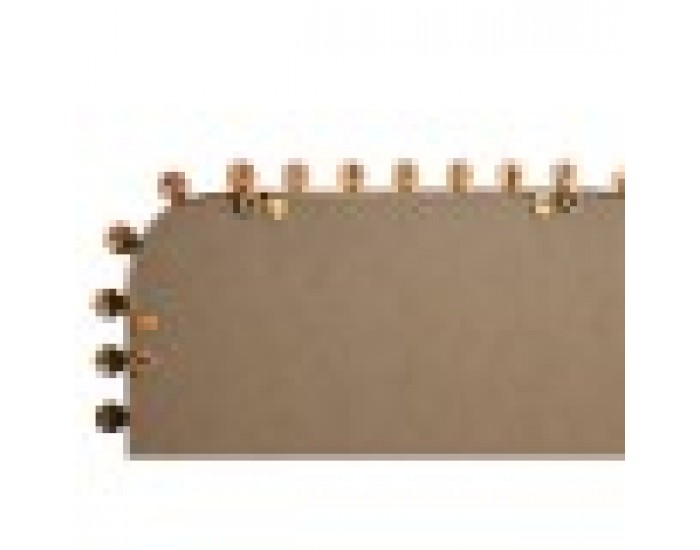 Стенно огледало Home ESPRIT Черен Златен Кристал Дървен MDF Неокласически 44 x 2,5 x 64 cm