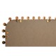 Стенно огледало Home ESPRIT Черен Златен Кристал Дървен MDF Неокласически 44 x 2,5 x 64 cm